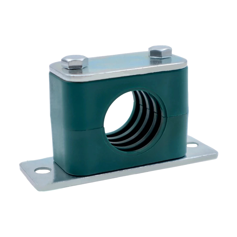 Abrazadera de tubería de plástico liviana con base de montaje extendida, abrazadera de tubería serie TLPG6 para fijación de cables/marinos