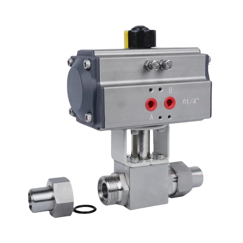 Válvula de bola de nitrógeno neumática de alta presión serie KHB-YJZQ 304 (rosca interna/externa) Válvula de bola de nitrógeno neumática de alta presión serie KHB-YJZQ 304 (rosca interna/externa)