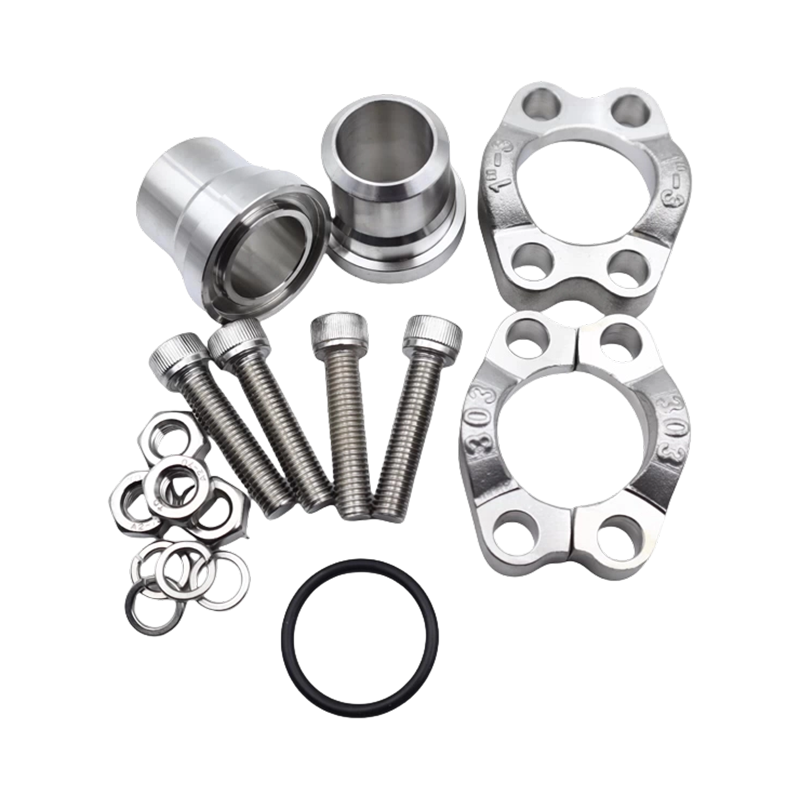 Brida BKH-SAE Válvula de bola de alta presión Soldadura de brida SAE Abrazadera de brida KHB-SAE-F6 F3 420 210 Brida BKH-SAE Válvula de bola de alta presión Soldadura de brida SAE Abrazadera de brida KHB-SAE-F6 F3 420 210